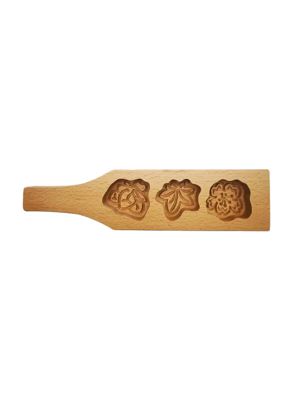 

Asmat 3-Cavity Floral Design Mould, EWM447, 29.5cm, Brown