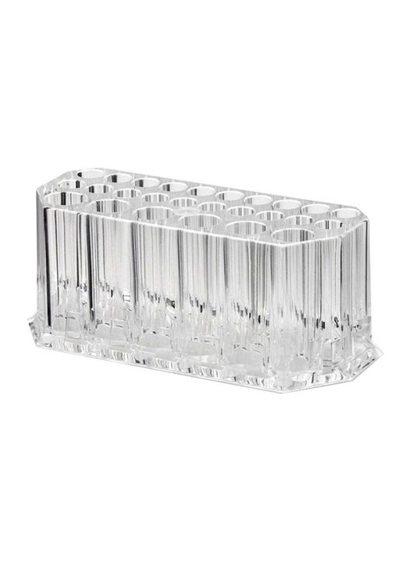 

Generic Makeup Brush Storage Rack, Clear