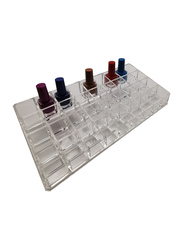 36 Holes Acrylic Cosmetic Makeup Organizer Lipstick Holder Storage Case, Clear