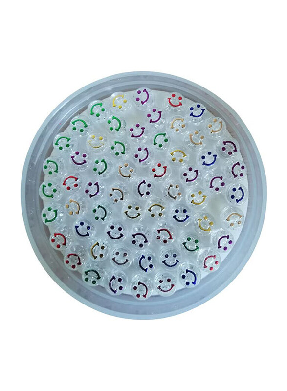 

Generic 200-Piece Craft Making Smiley Face Beads, Clear