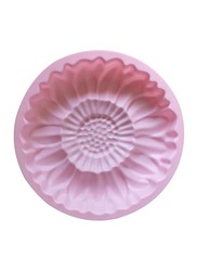 29cm Silicone Sunflower Shape Baking Mould, 29 x 29cm, Pink