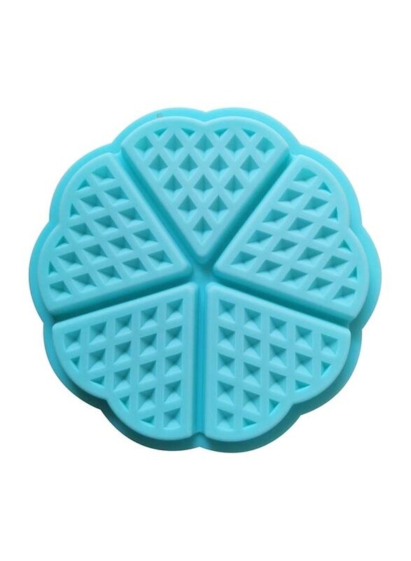 

Generic 17cm Silicone Chocolate Waffle Flower Shape Baking Mould, MLDZ71, 17 x 17cm, Blue