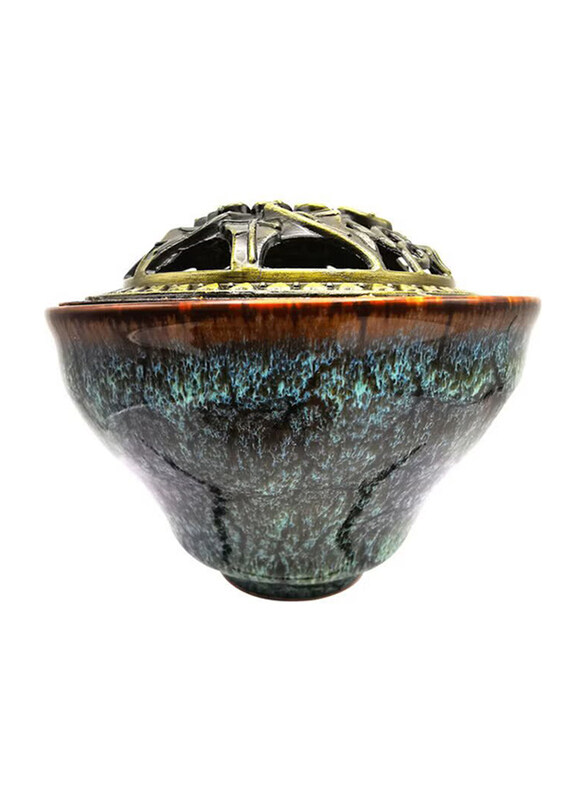 

Asmat Ceramic Incense Burner, Multicolour