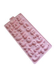 Alphabet letters 3D Silicone Fondant Cake Decoration Kitchen Baking Tool Mold DIY, Pink