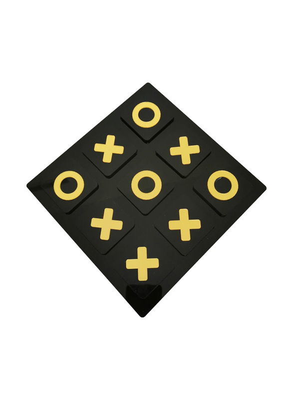 

Generic Tic Tac Toe Game Set, Black/Yellow