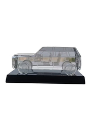 Captivating Craftsmanship Crystal Car Model Figurines, Clear/Black