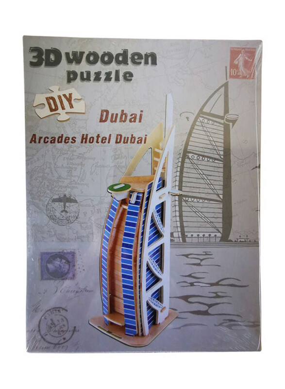 

Generic Arcades Hotel Dubai 3D Puzzle, Multicolour