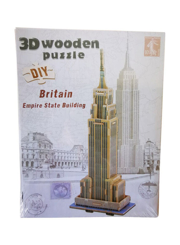 

Generic Britain Empire State Building 3D Puzzle, Multicolour