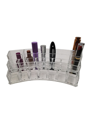 Acrylic Makeup & Lipstick Organizer, Cosmetic Brush Holder, Beauty Display Container, Clear