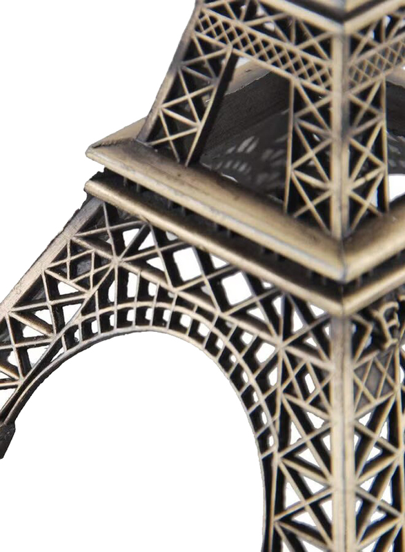 QiaoKai Paris Eiffel Tower Decorative Model Silver 10 x 10 x 25cm, Silver