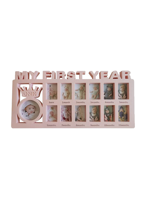 

Generic Newborn Baby Photo Frame, Pink