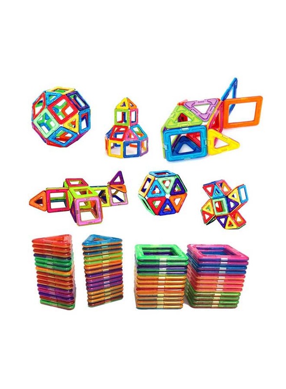 Xinbida Magical Magnet Building Blocks Designer Construction Set, 46 Pieces, Ages 3+, Multicolour