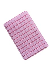 33cm 77-Cavity Silicone Chocolate Square Baking Mould, 33 x 22cm, Pink