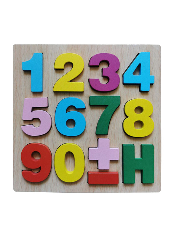 

Generic Numbers Puzzle Board, 15 x 15cm, Multicolour