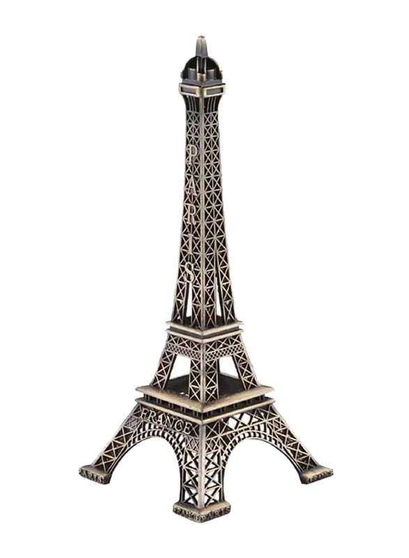 QiaoKai Paris Eiffel Tower Decorative Model Silver 10 x 10 x 25cm, Silver