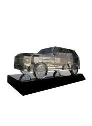 Captivating Craftsmanship Crystal Car Model Figurines, Clear/Black