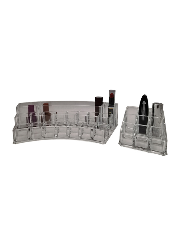 Acrylic Cosmetic Makeup Organizer Lipstick Holder Storage Case, Clear