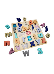 Wooden Board English ABC Alphabet Jigsaw Puzzle Letters Kids Toy, Ages 3+