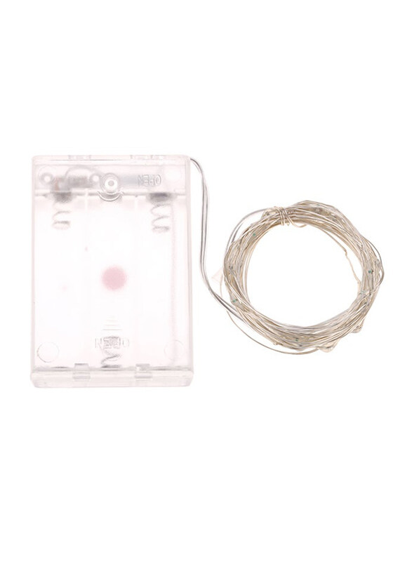 

Anself Battery Operated Fairy Lights String with 50 LED, White