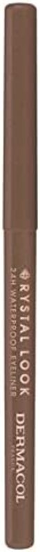 Dermacol Crystal look automatic eyeliner 3 g, Bronze