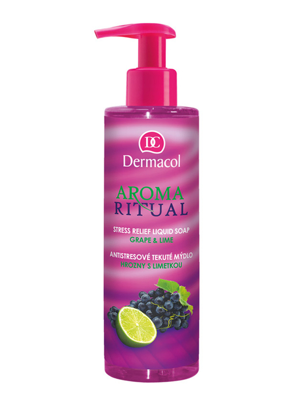 Dermacol Aroma Ritual Grape and Lime Stress Relief Liquid Soap, 250ml