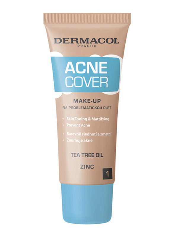 

Dermacol Acne Cover Make-Up, 30ml, No 1, Beige