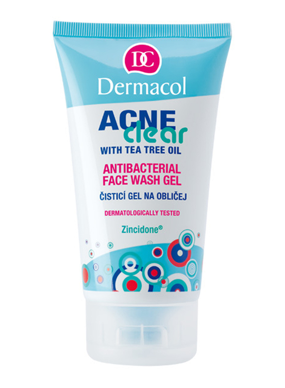 Dermacol Acneclear Antibacterial Face Wash Gel, 150ml