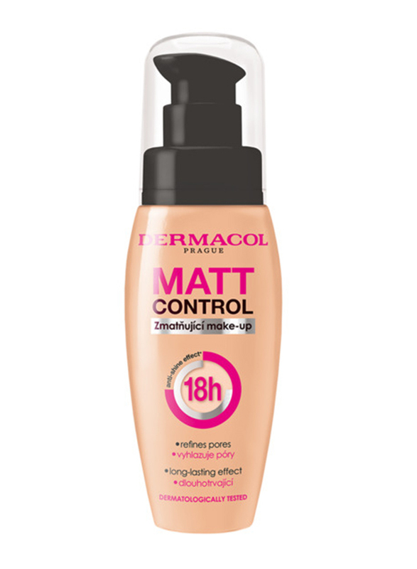 Dermacol Matt Control Make-Up Waterproof Foundation, 30ml, No. 0.5, Beige