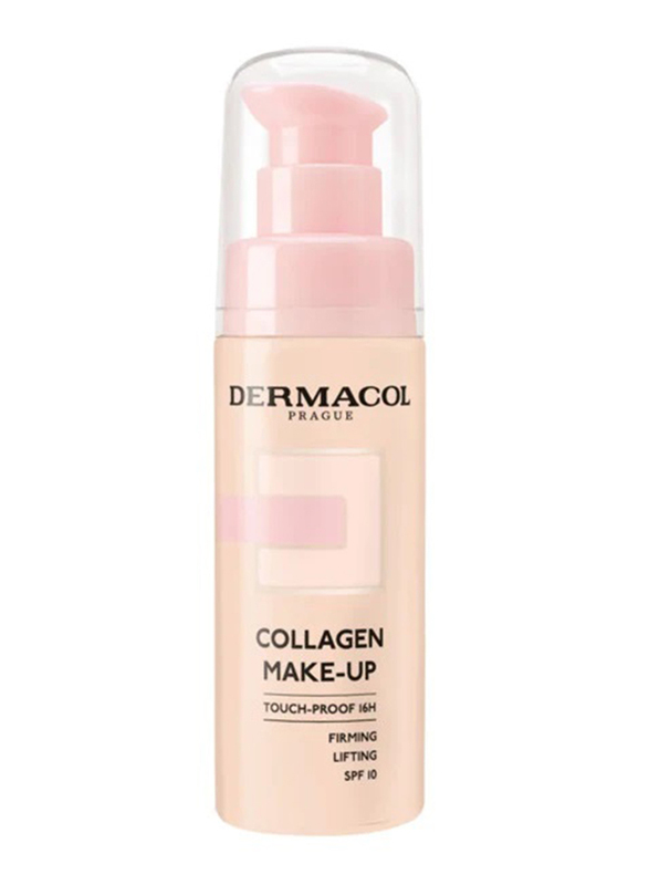 Dermacol Collagen SPF10 Make-Up, 20ml, 01 Pale, Beige