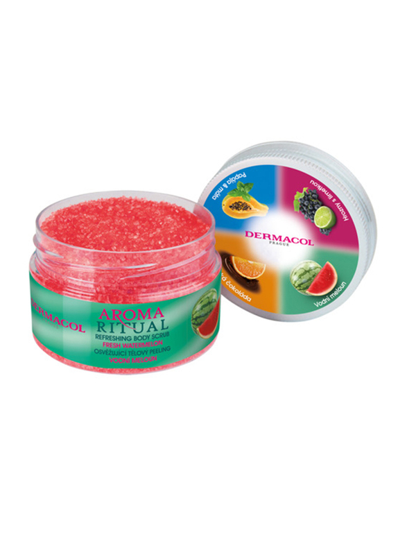 Dermacol Aroma Ritual Fresh Watermelon Refreshing Body Scrub, 200ml