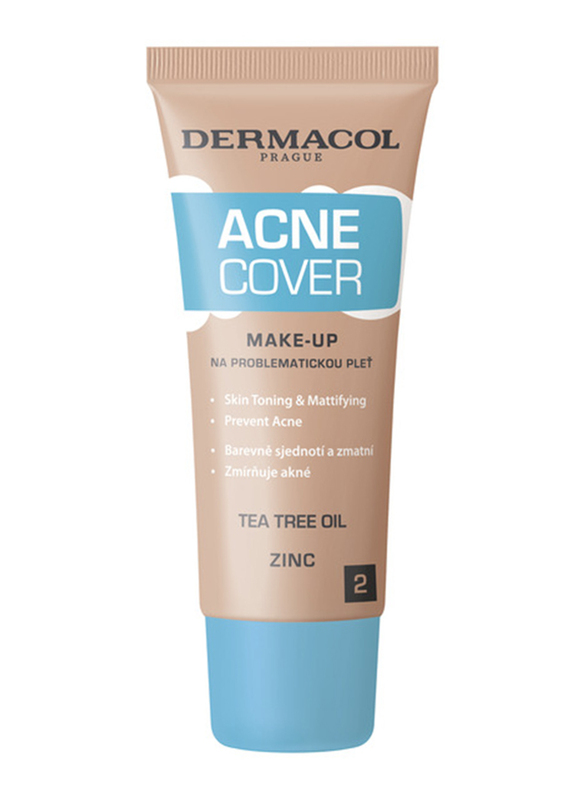 Dermacol Acne Cover Make-Up, 30ml, No 2, Beige