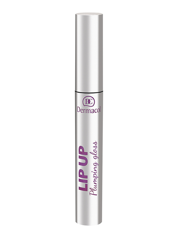 Dermacol Lip Up Plumping Lip Gloss, 3ml, No. 6, Purple