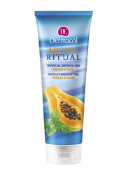 Dermacol Aroma Ritual Papaya and Mint Tropical Shower Gel, 250ml