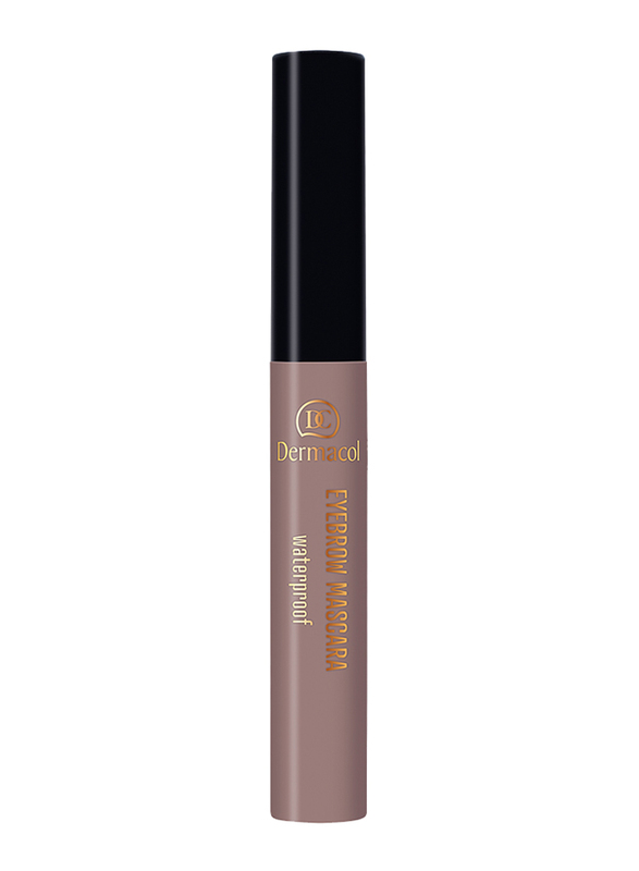 Dermacol Waterproof Eyebrow Mascara, No. 2, Brown