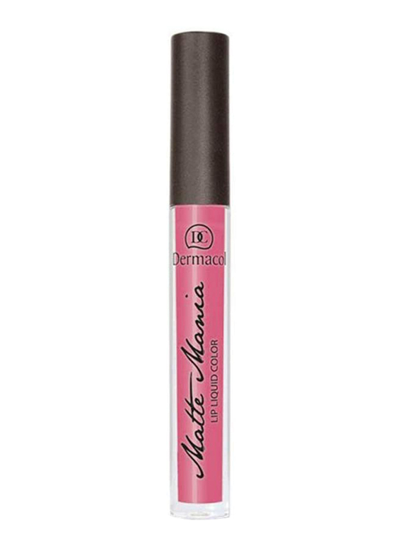 Dermacol Matte Mania Liquid Lip Colour, 3.5ml, No. 21, Red