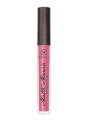 Dermacol Matte Mania Liquid Lip Colour, 3.5ml, No. 21, Red