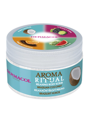 Dermacol Brazilian Coconut Aroma Ritual Relaxing Body Scrub, 200gm