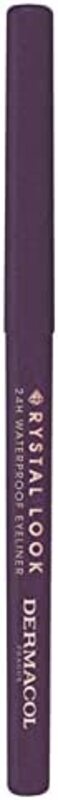 Dermacol Crystal look automatic eyeliner 3 g, Violet