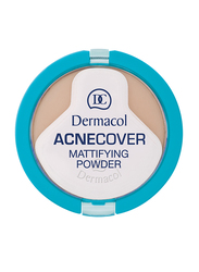 Dermacol Acnecover Mattifying Powder, 03 Sand, Beige