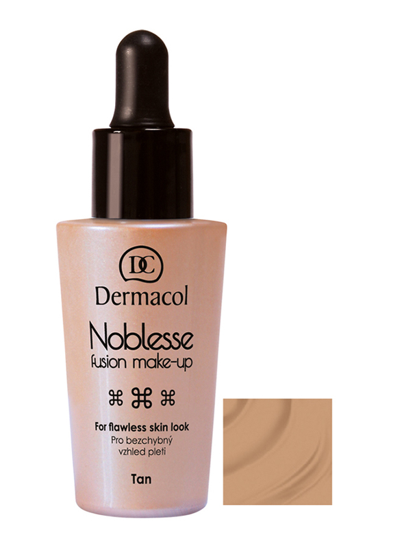 Dermacol Noblesse Fusion Make-Up Invisible Foundation SPF 10, 04 Tan, Beige