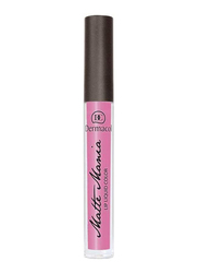 Dermacol Matte Mania Liquid Lip Colour, 3.5ml, No. 30, Pink