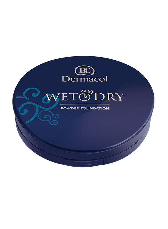 Dermacol Wet & Dry Powder Foundation, No. 4, Brown