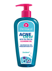 Dermacol Acneclear Make-Up Removal and Cleansing Gel, 250ml, Blue