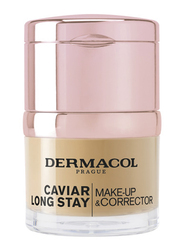 Dermacol Caviar Long Stay Make-up & Corrector, 30ml, 5.0 Cappuccino, Beige