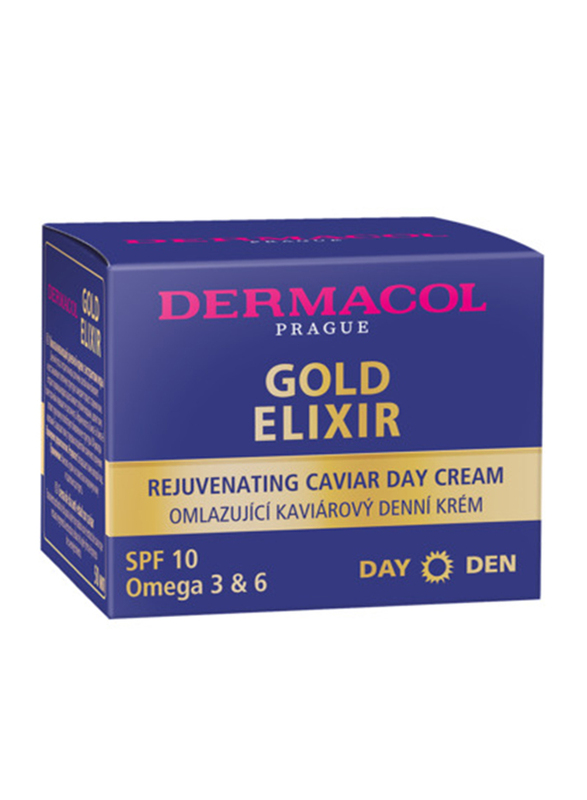 Dermacol Gold Elixir Rejuvenating Caviar Day Cream, 50ml