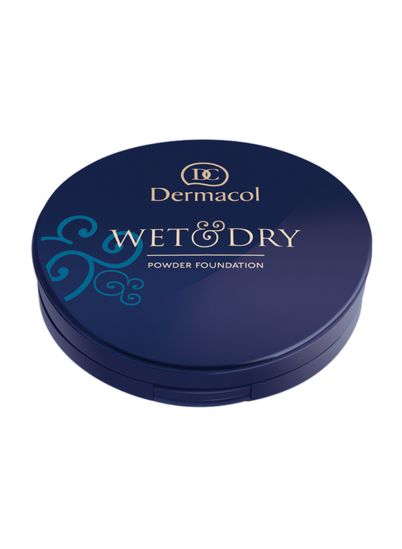 Dermacol Wet & Dry Powder Foundation, No. 3, Brown