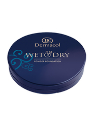 Dermacol Wet & Dry Powder Foundation, No. 3, Brown