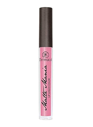 Dermacol Matte Mania Liquid Lip Colour, 3.5ml, No. 20, Pink