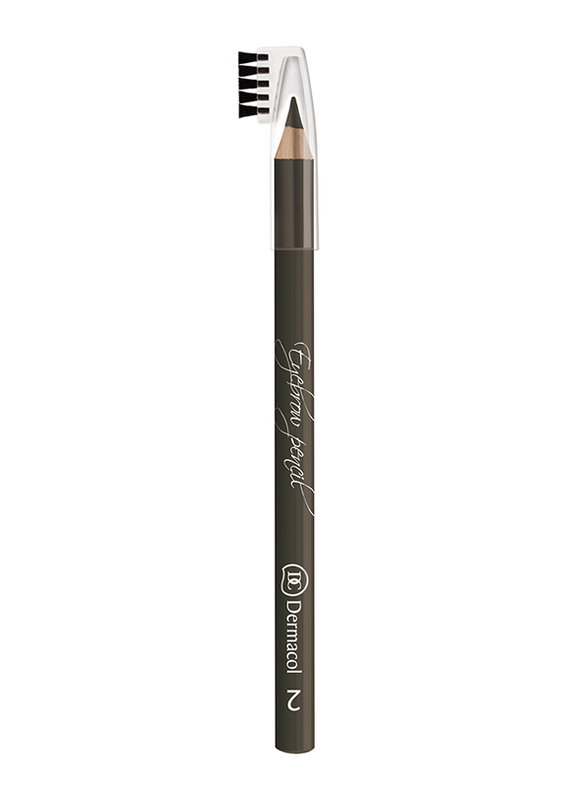 Dermacol Eyebrow Pencil, 1.6gm, Dark Brown