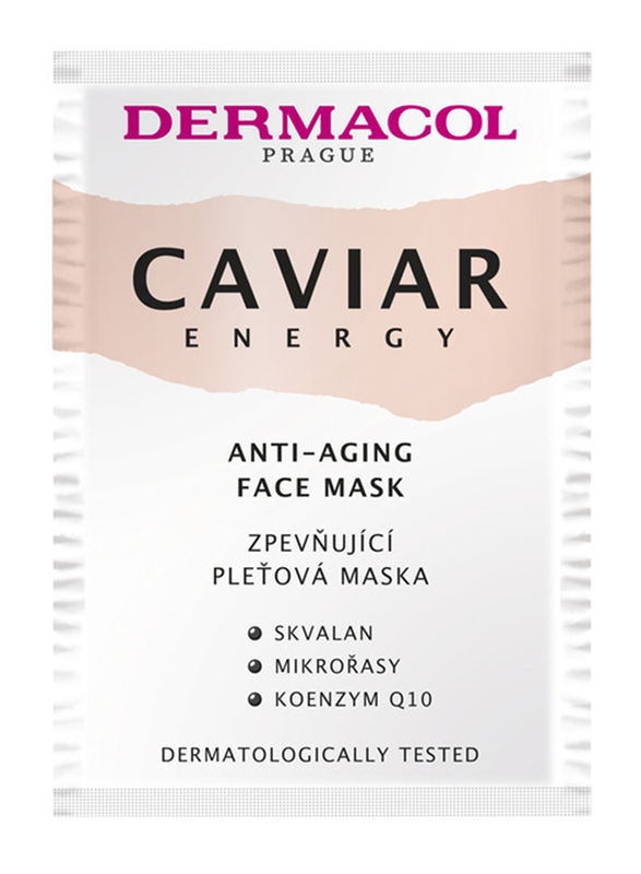 Dermacol Caviar Energy Face Mask, 2 Masks